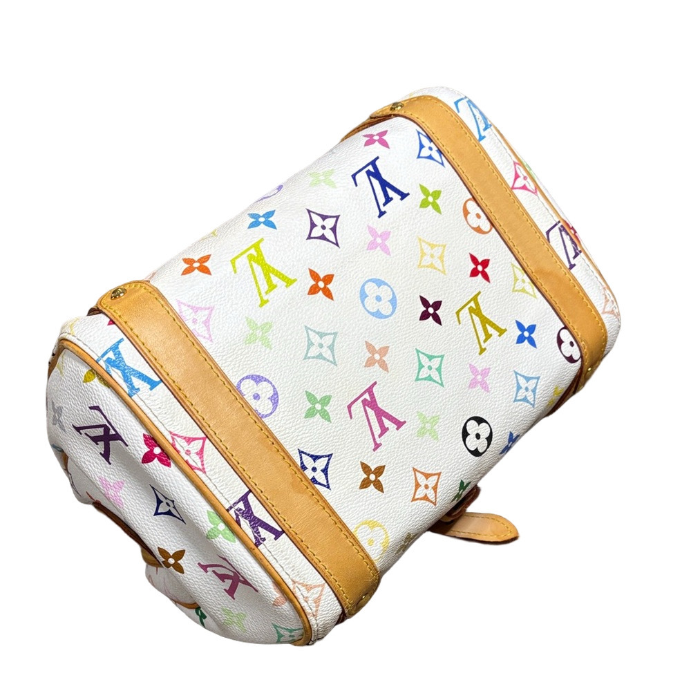 Louis Vuitton Priscilla White Multicolor Monogram Bag Vintage - Picture 8 of 15